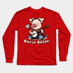 Banjo pig Long Sleeve T-Shirt